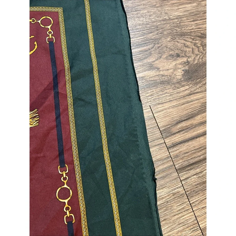 Vintage 80's Polo Ralph Lauren Uni Crest Pony Scarf 