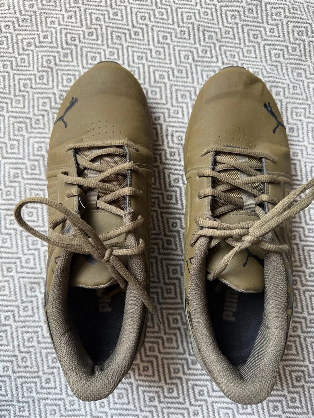 Puma Men’s Olive Athletic Sneakers