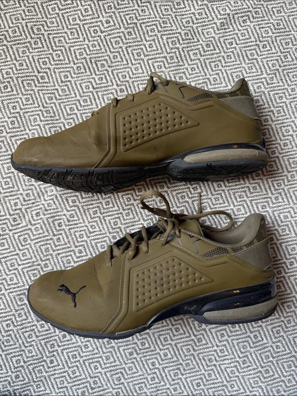 Puma Men’s Olive Athletic Sneakers