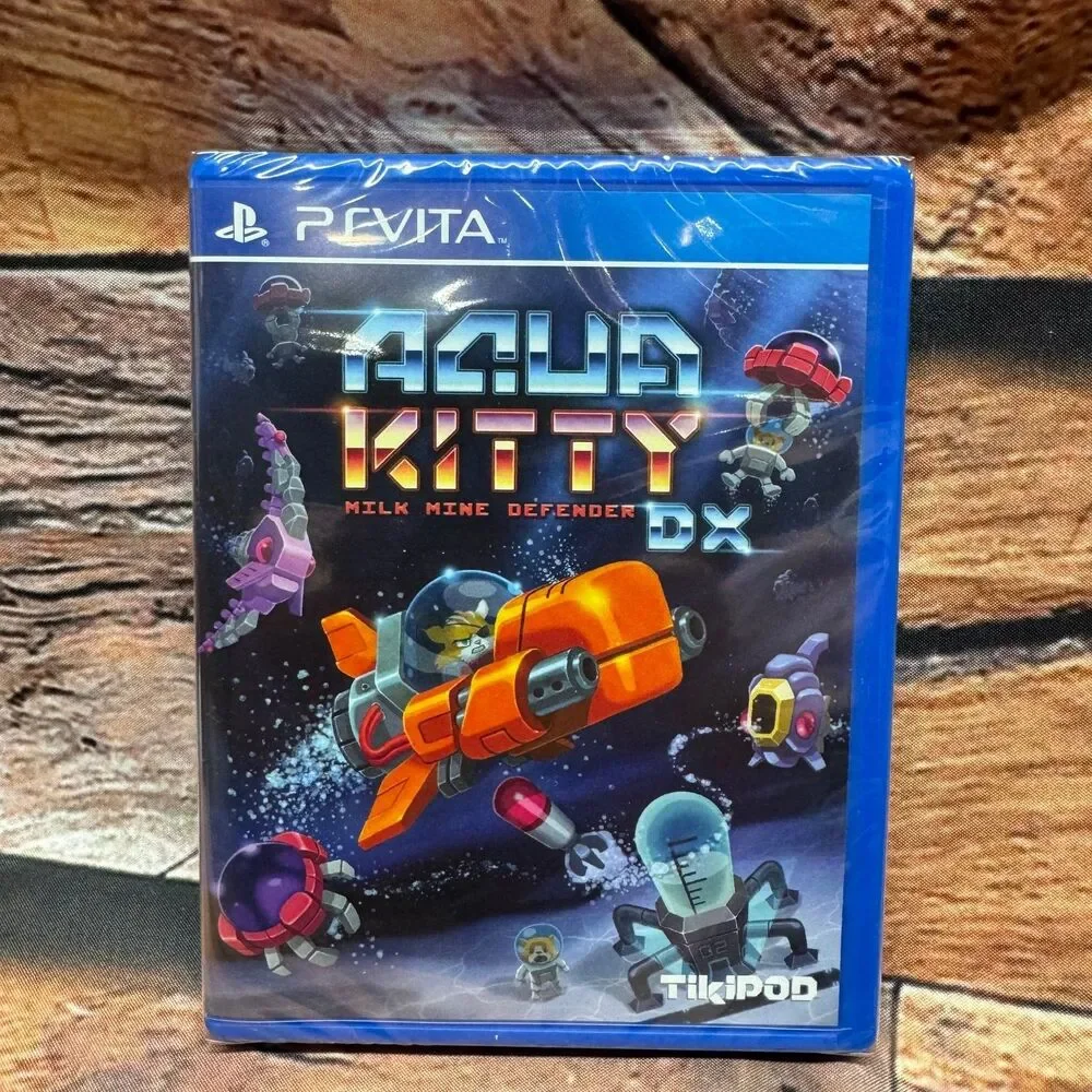 Aqua Kitty Milk Mine Defender DX PS Vita Limited Run #39 Video Game Sealed New