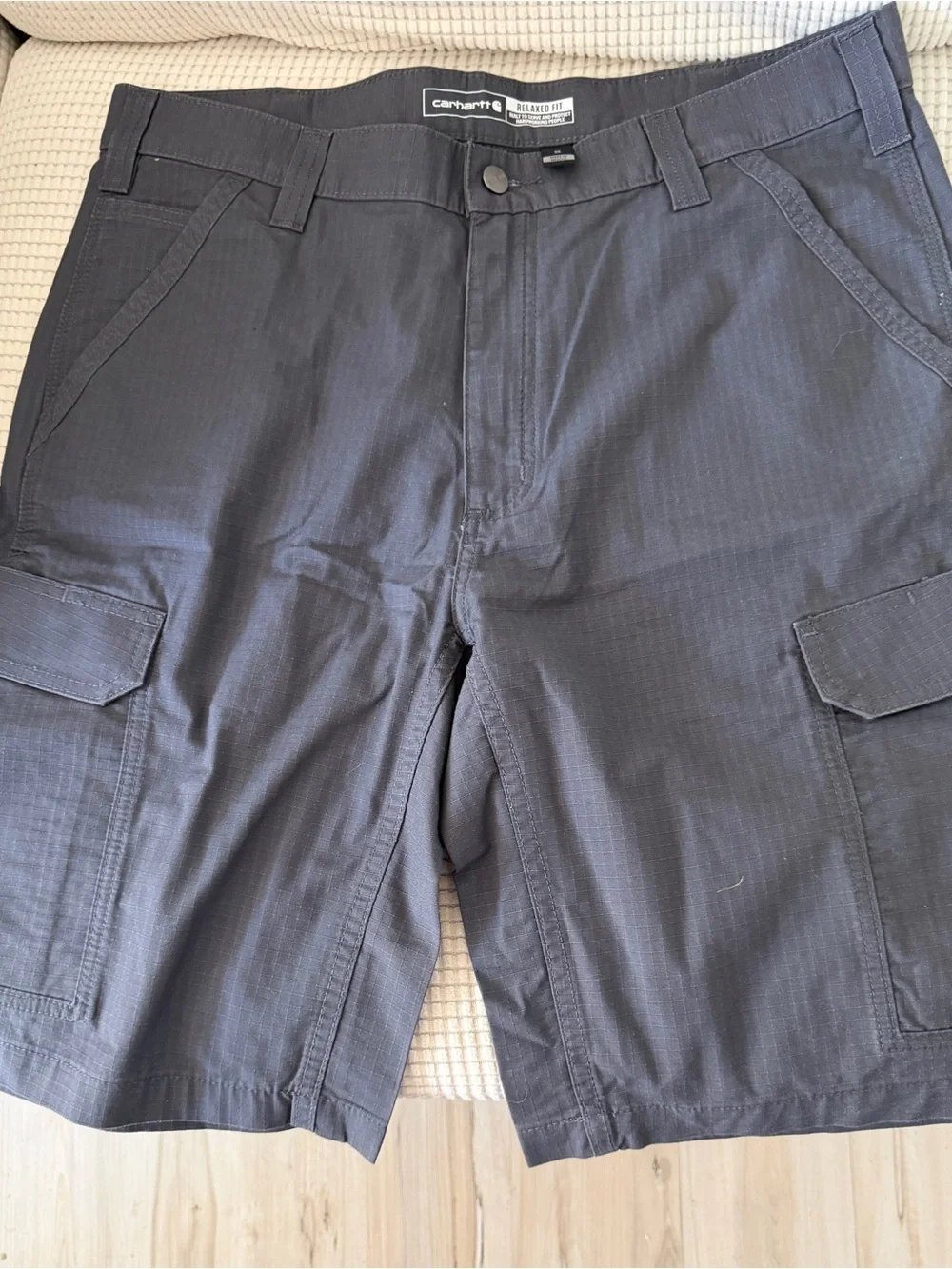 Carhartt Men’s Dark Charcoal Cargo Shorts
