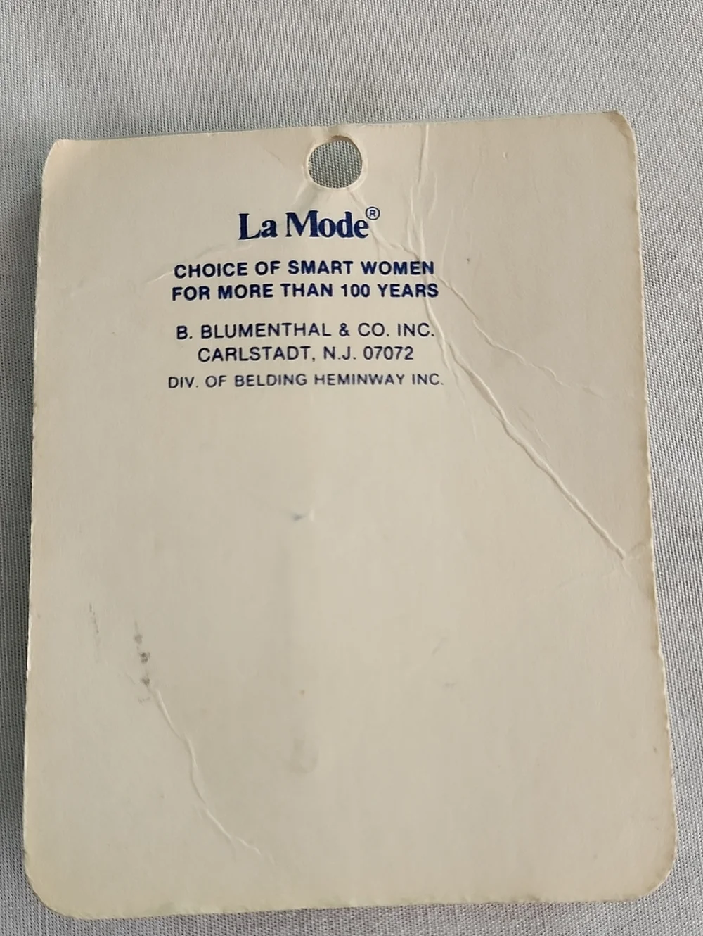 La Mode this vintage