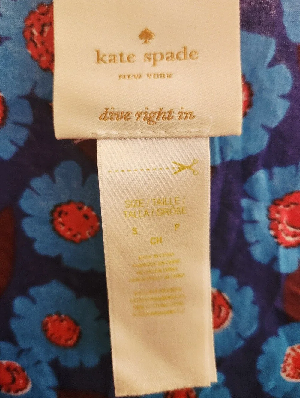 Kate Spade Swimsuit Coverup Dress. Size S