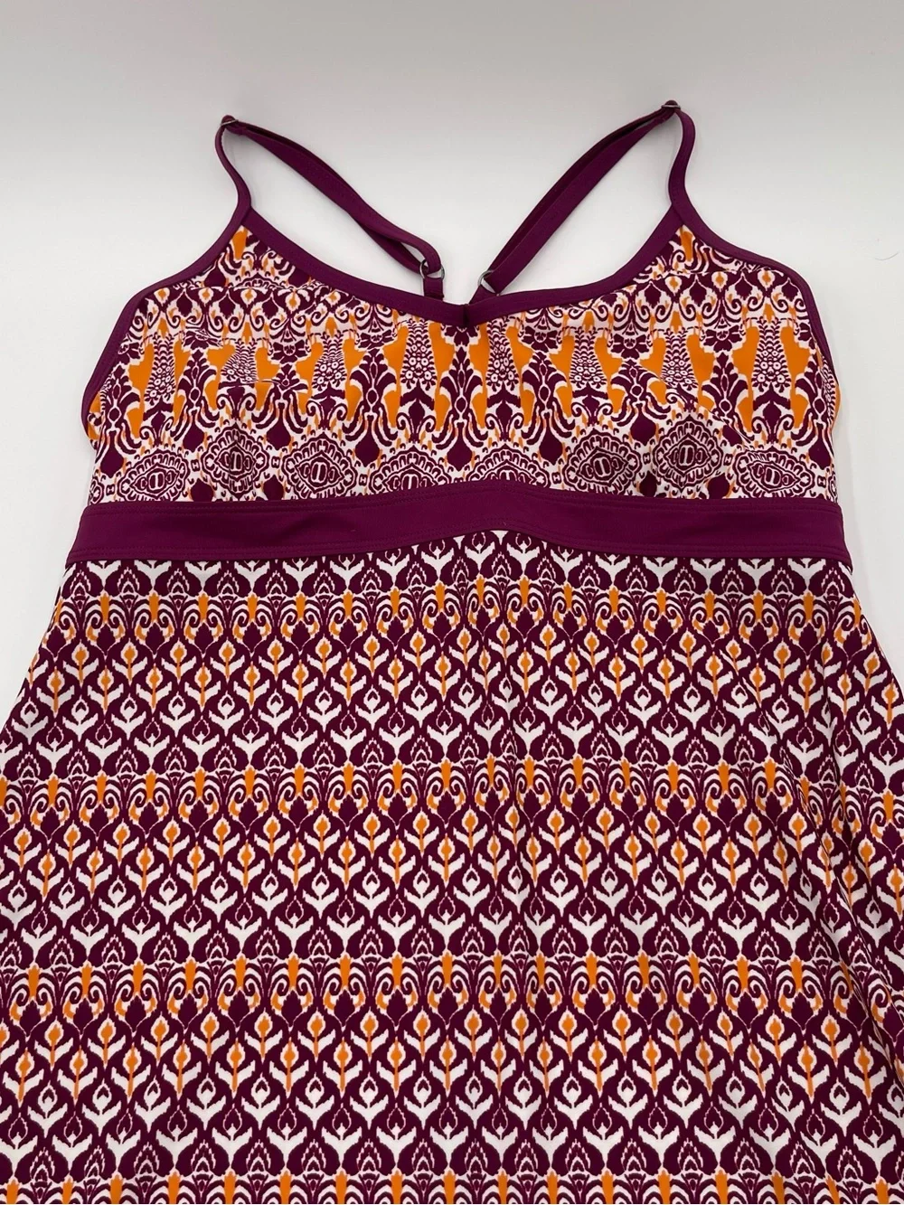 Athleta Printed Shorebreak Swim Dress Womens Large Swimwear Activewear