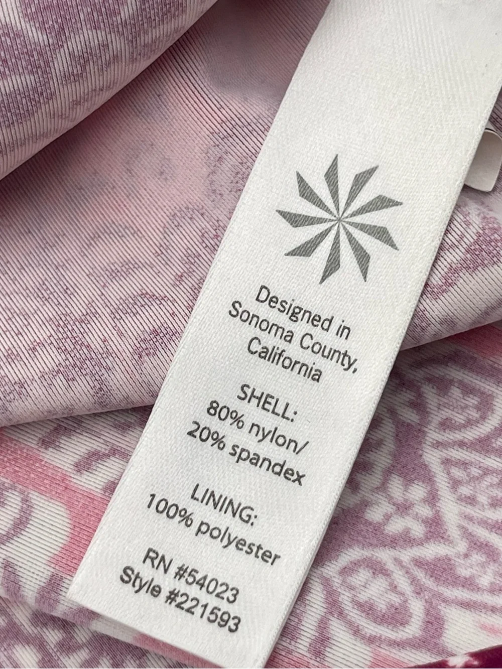 Athleta Printed Shorebreak Swim Dress Womens Large Swimwear Activewear