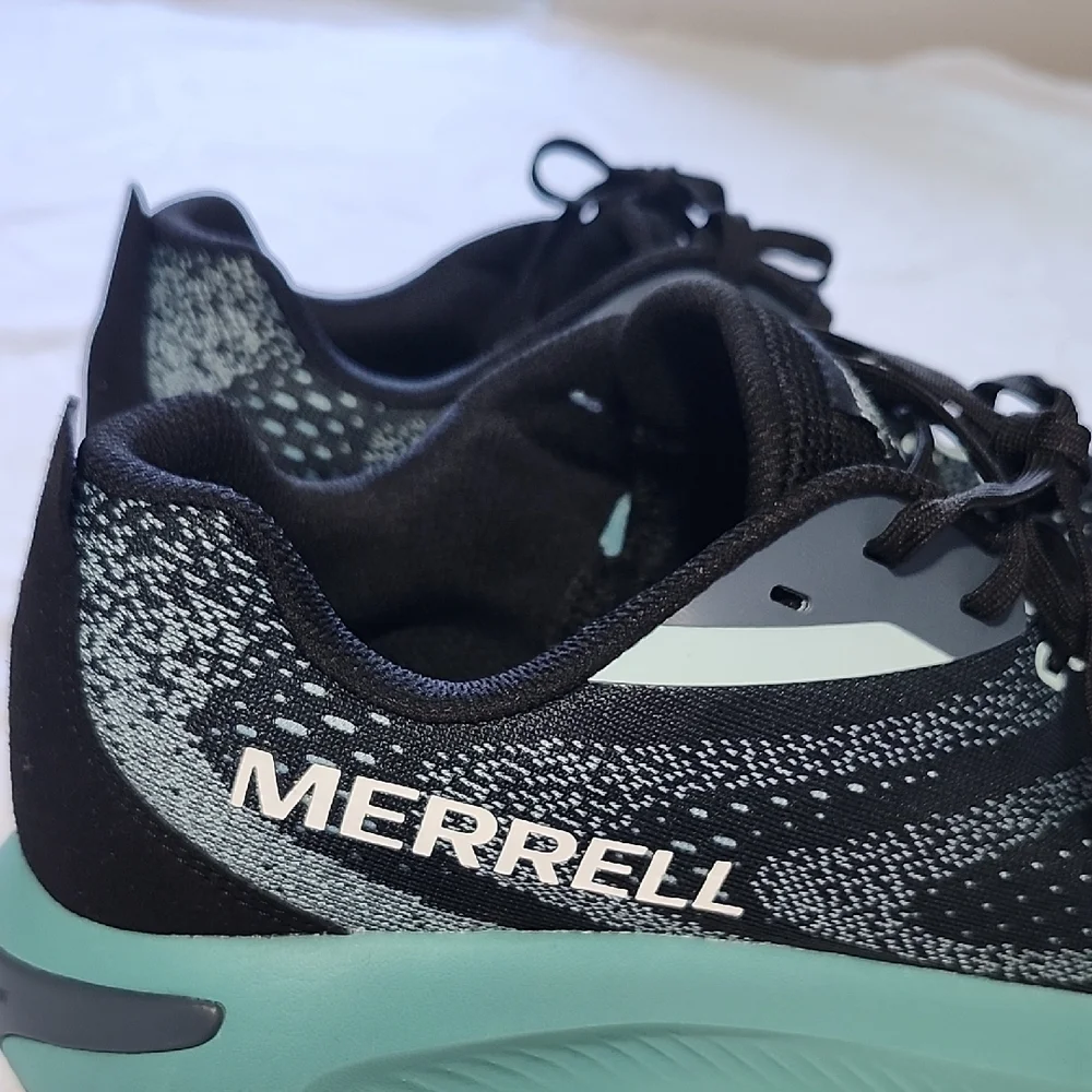 Merrell Black and Teal Running Shoes