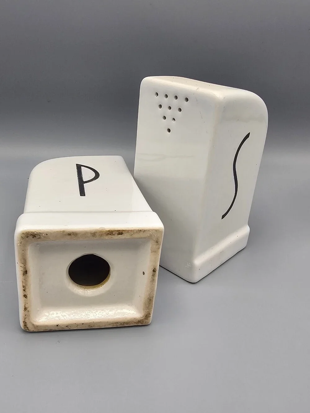 Vintage Ceramic Salt and Pepper Shakers Set