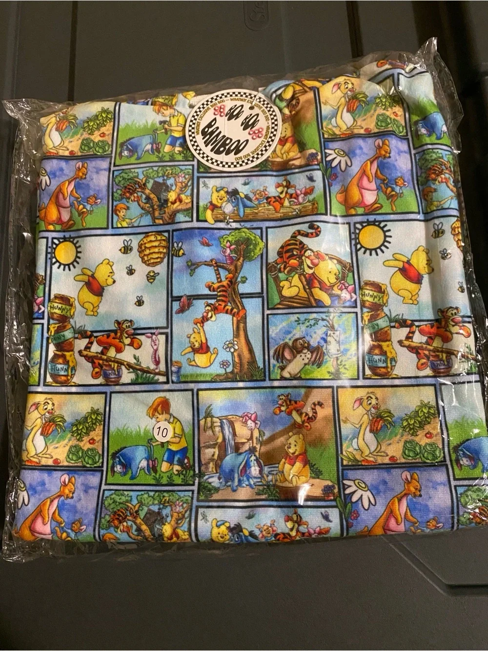 Kids Winnie the Pooh hooded towel NWT -