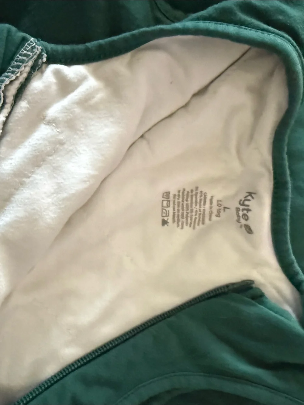 Kyte BABY Teal Sleeveless Zippered Sleep Sack