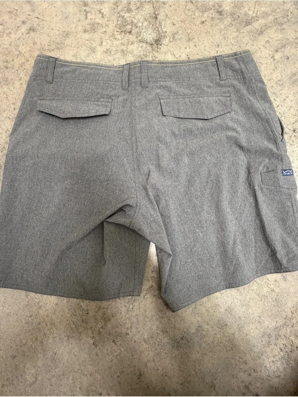 AFTCO Men’s Fishing Shorts Lot of 2 Size 34 Navy Gray Performance Outdoor