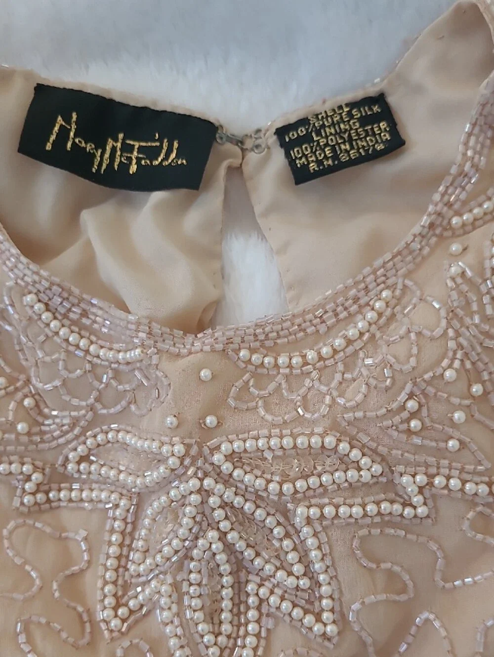 Mary McFadden intricate beaded