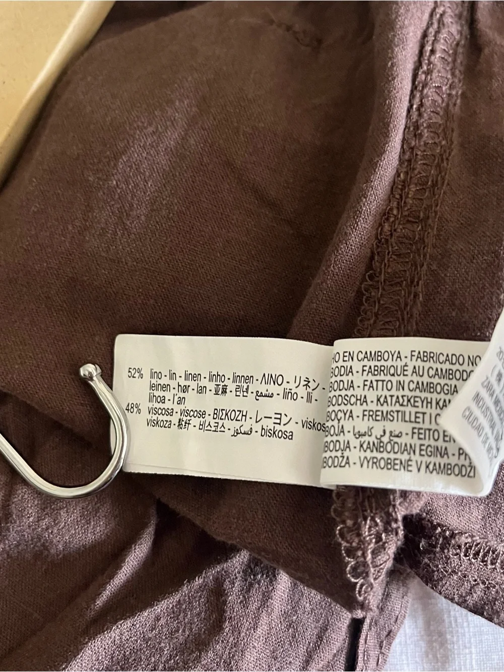 Zara brown wide