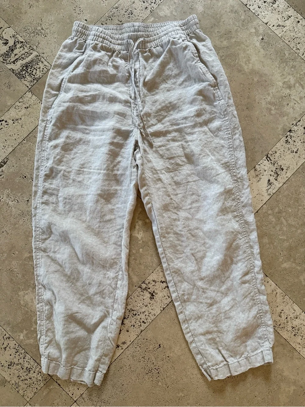 THE GETAWAY STRAIGHT-LEG PULL-ON PANT IN LINEN
