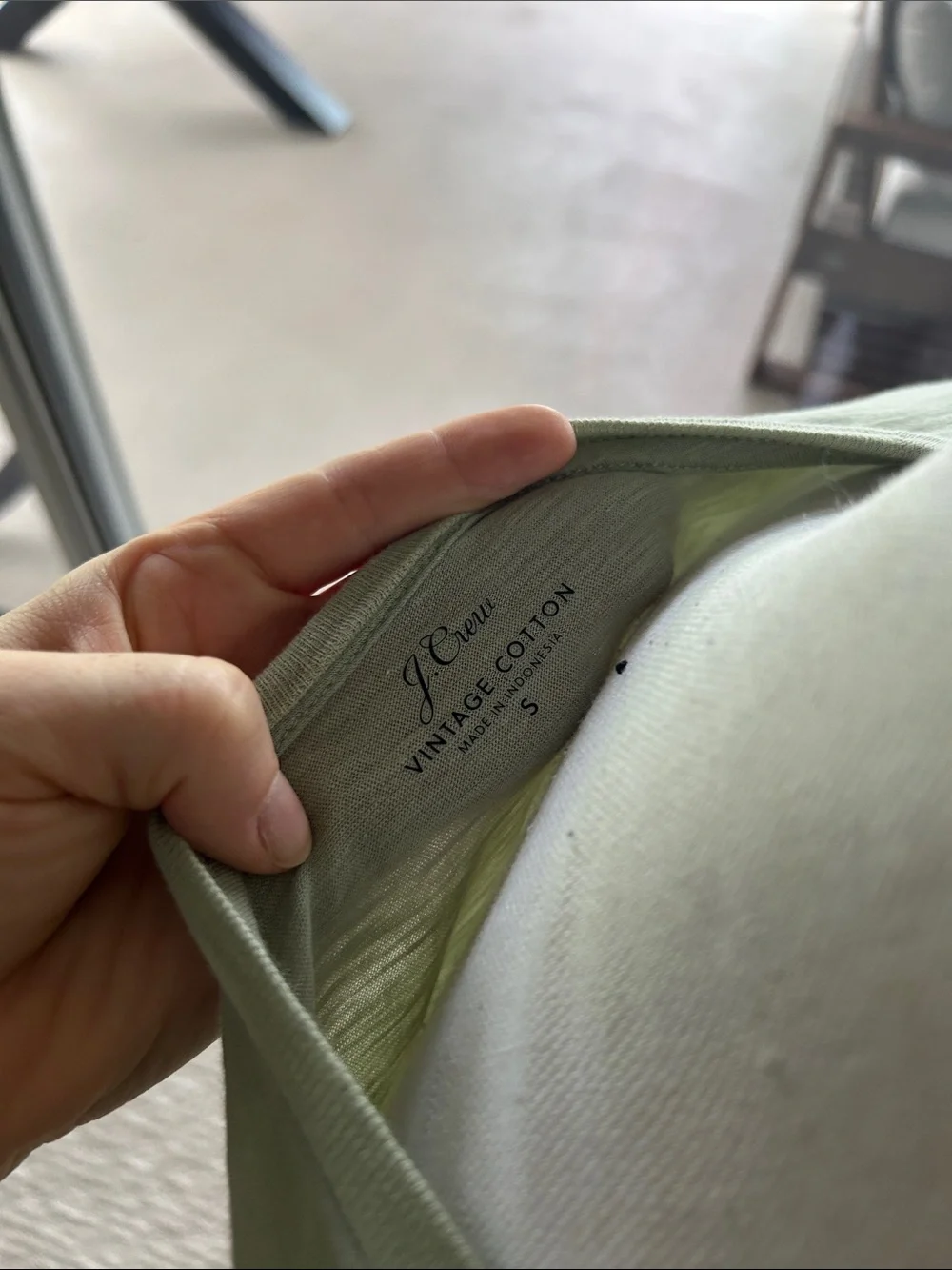 J. Crew light sage