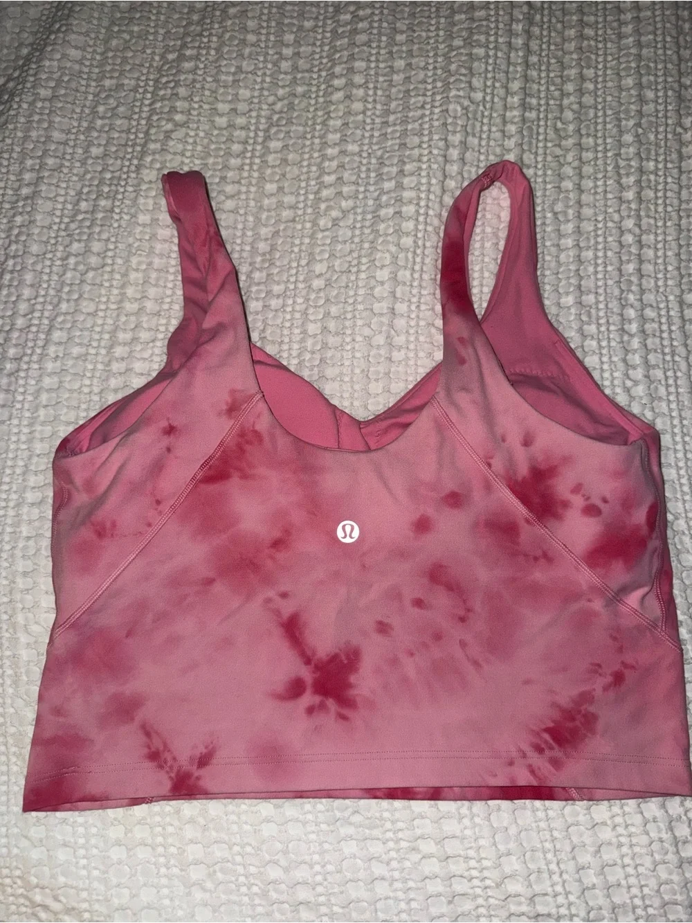 lululemon athletica Pink Tie-Dye Align Tank Size 10 NWOT