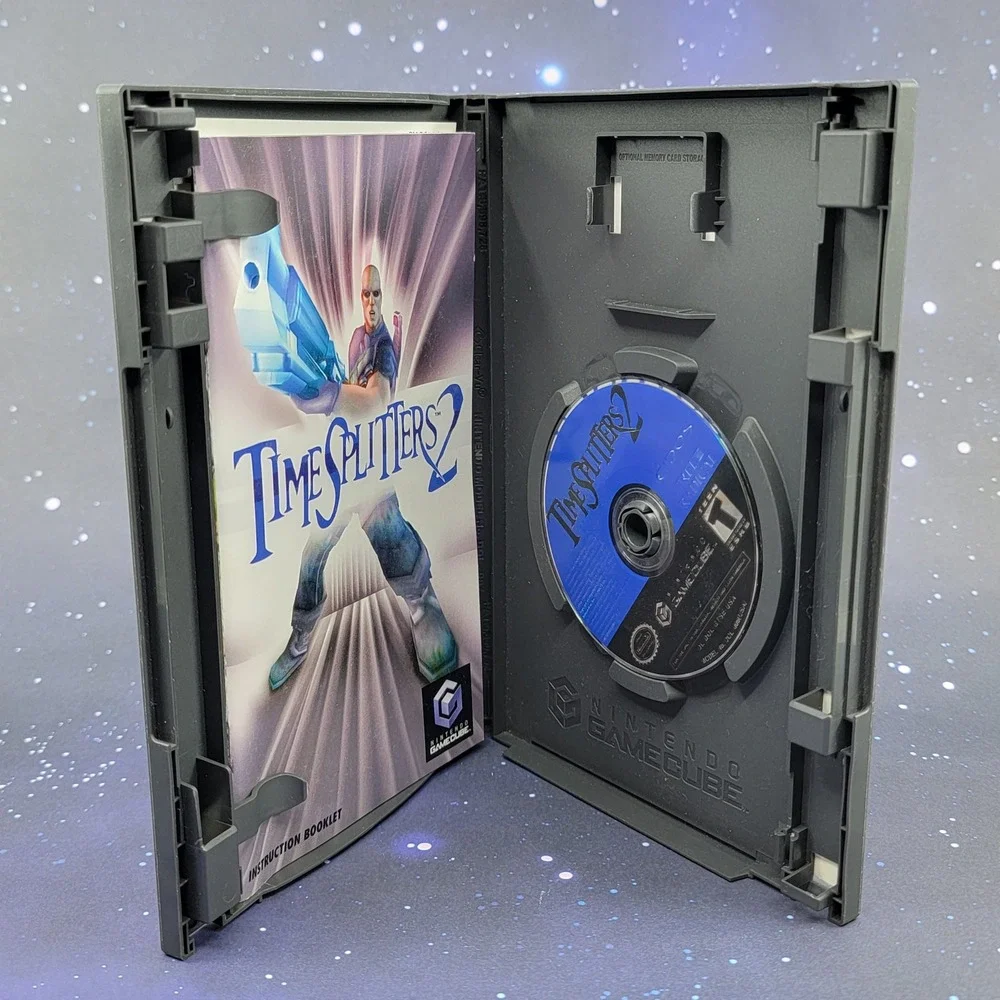 TimeSplitters 2 Nintendo GameCube GC 2002 Eidos Free Radical FPS Video Game CIB