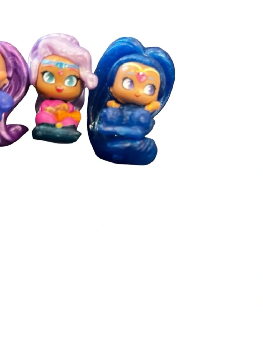 Disney shine shimmer mini dolls figures lot