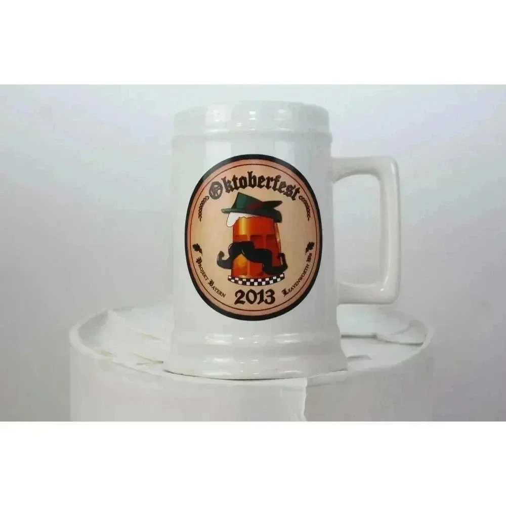 2013 Oktoberfest Projekt Bayern Mug Stein Leavenworth WA 1 Liter EXCELLENT RARE!