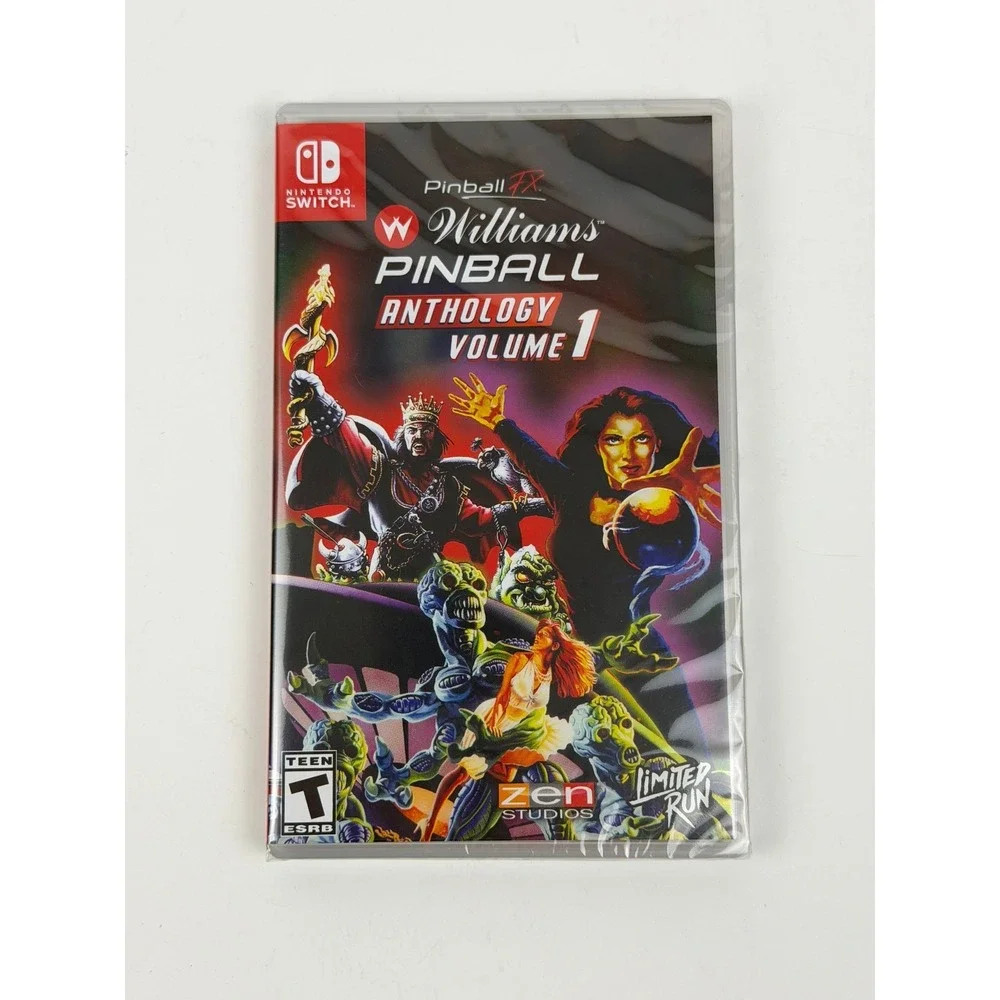 PINBALL FX WILLIAMS ANTHOLOGY VOLUME 1 LIMITED RUN GAMES BRAND NEW SWITCH SEALED