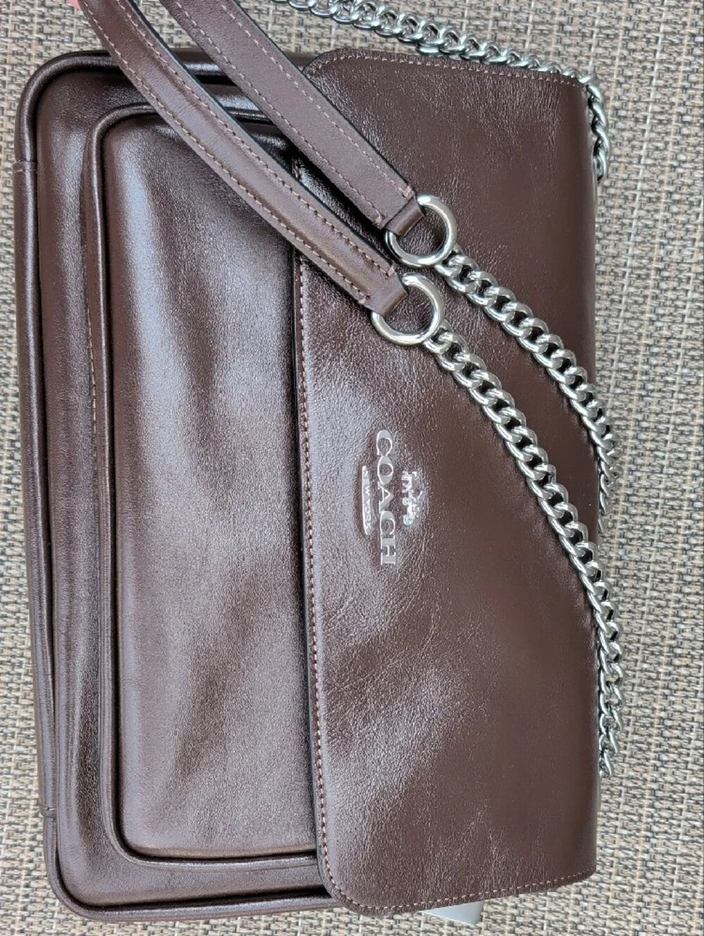 Coach Elodie Shoulder/Crossbody (CCF09) Maple EUC