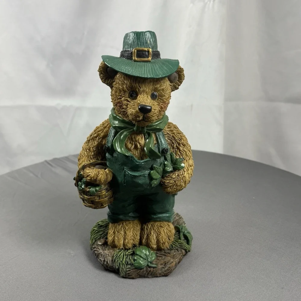 Vintage Leprechaun St. Patrick's Day‎ Resin Teddy