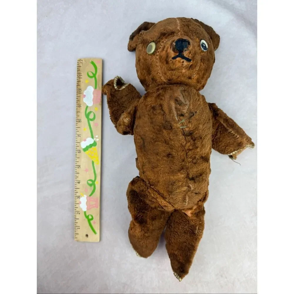 Vintage Antique Teddy Bear Well Loved Moving Limbs