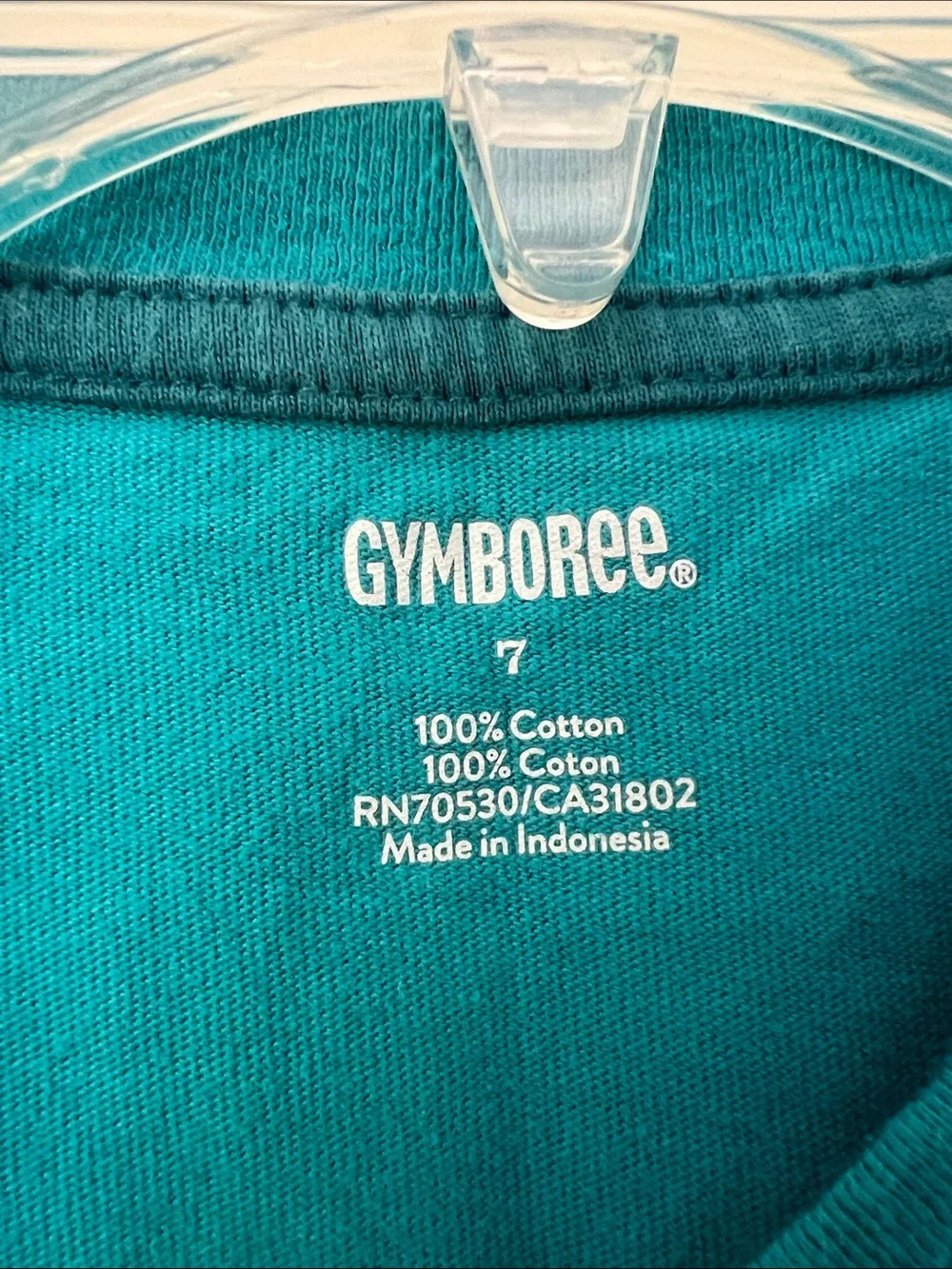 Gymboree Teal Crewneck Cotton Tee