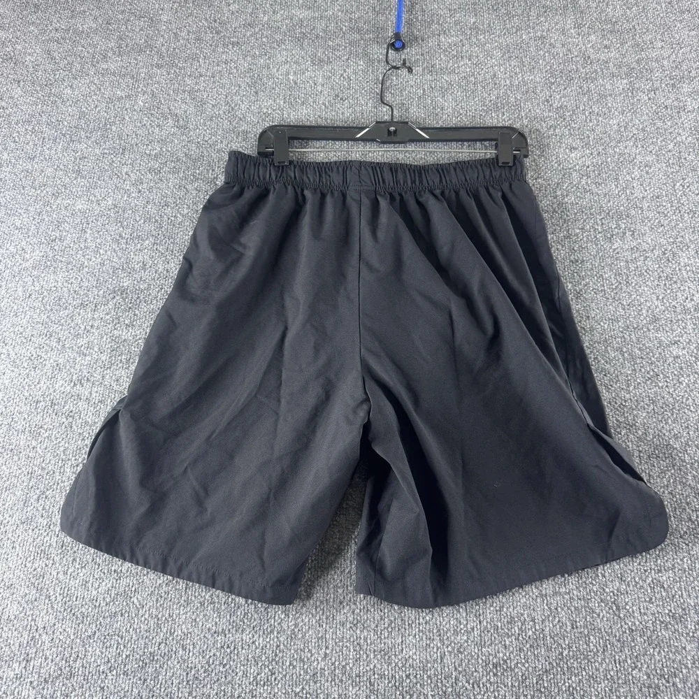 Nike Shorts Mens L Black Dri-FIT Microfiber 9 Inseam Running Gym Training