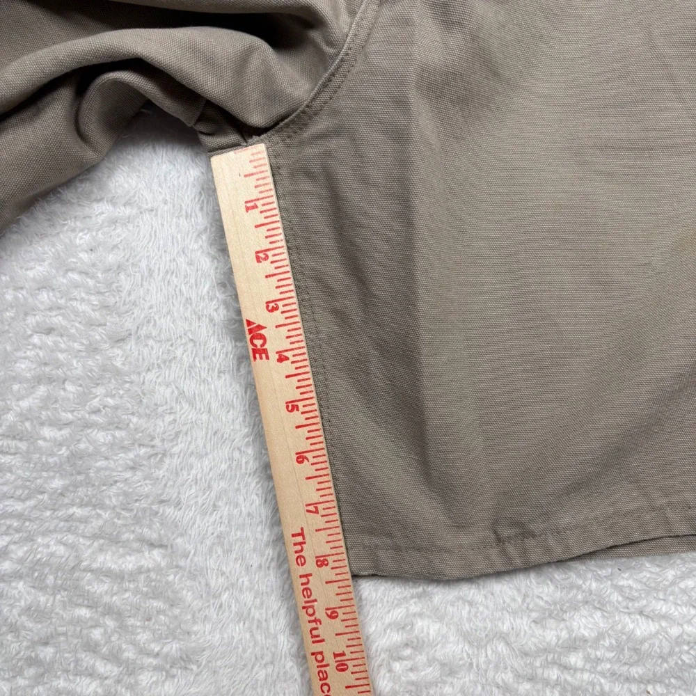 VTG Y2K Carhartt Carpenter Shorts Men 40 Tan Desert Duck Canvas B25 DES Workwear