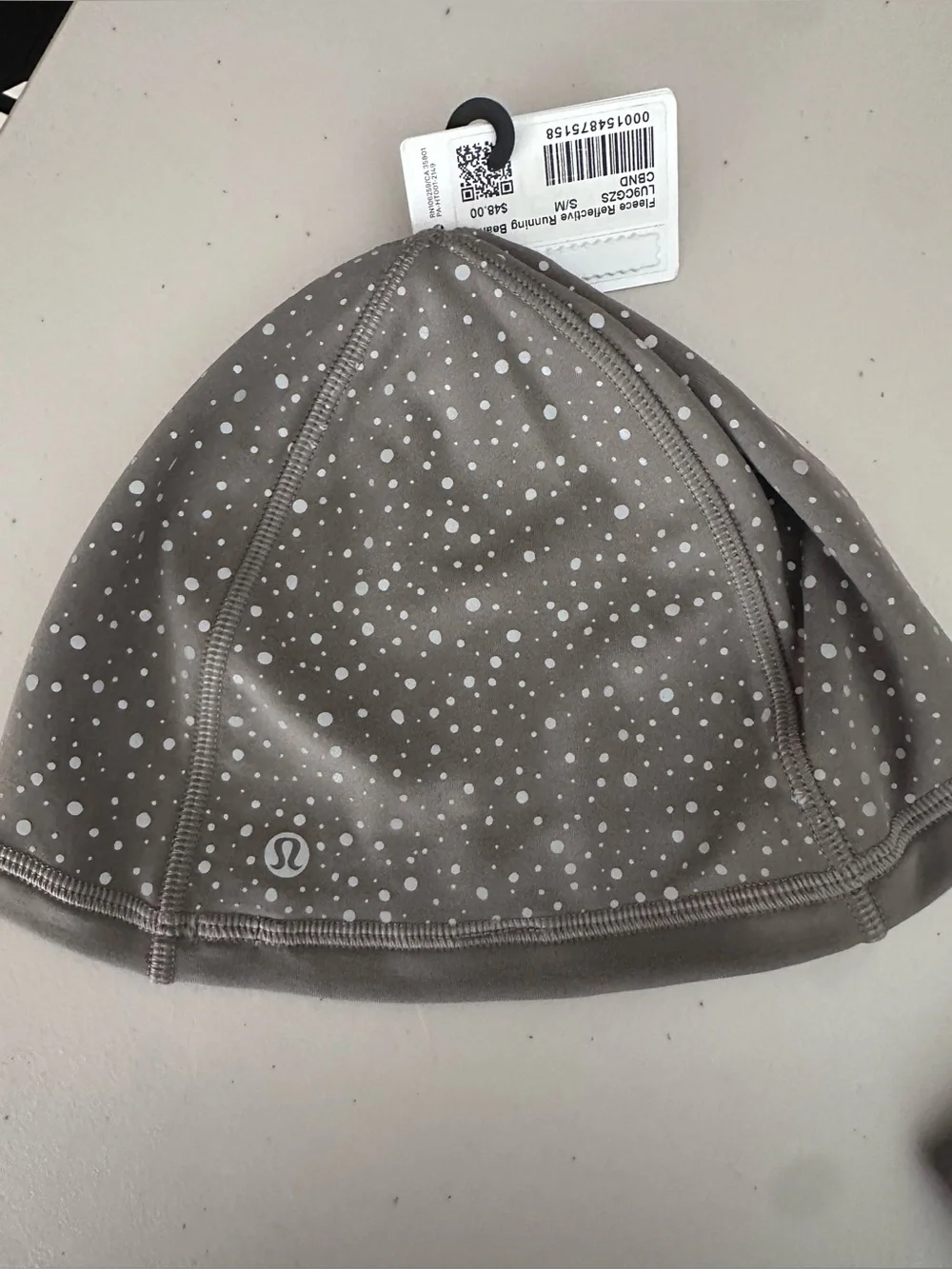 lululemon athletica Reflective Fleece Running Beanie UNISEX CARBON DUST