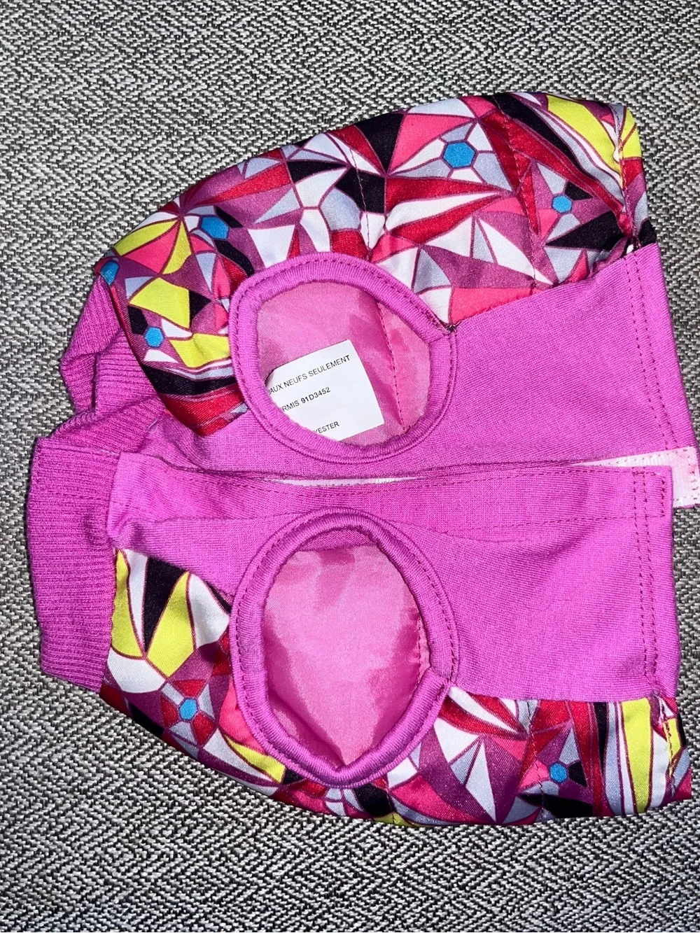 Build-A-Bear Workshop Vixen Reindeer Pink Geometric Outfit Clothes RARE HTF
