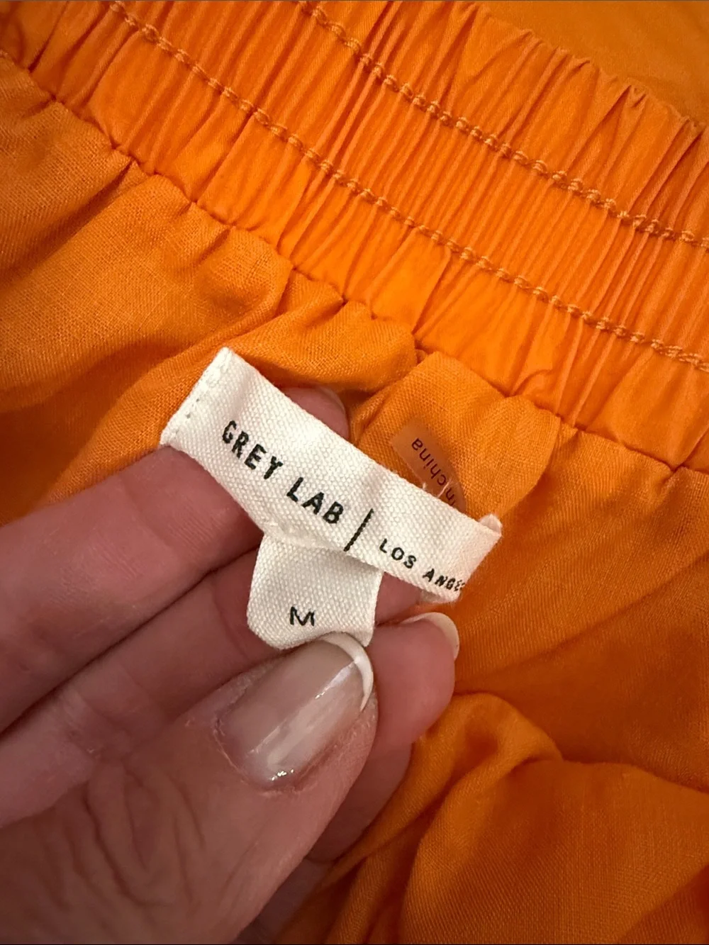 GREY LAB bold orange