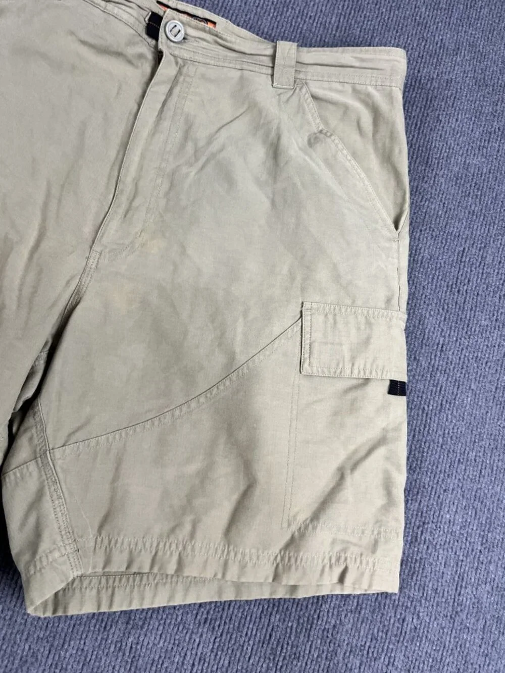 Oobe Outdoor Mens Khaki Cargo Shorts Size 36