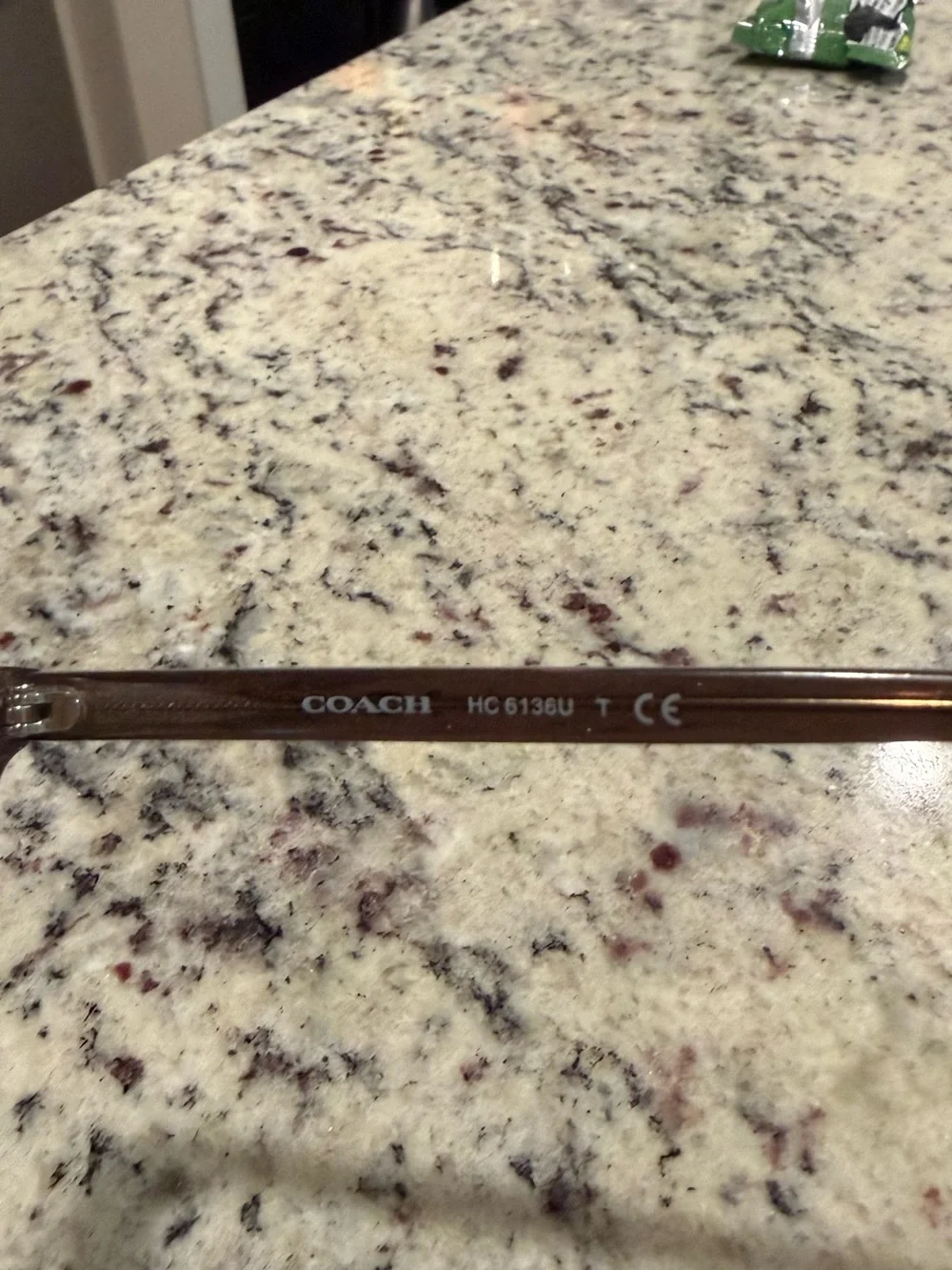Coach rectangular plastic
