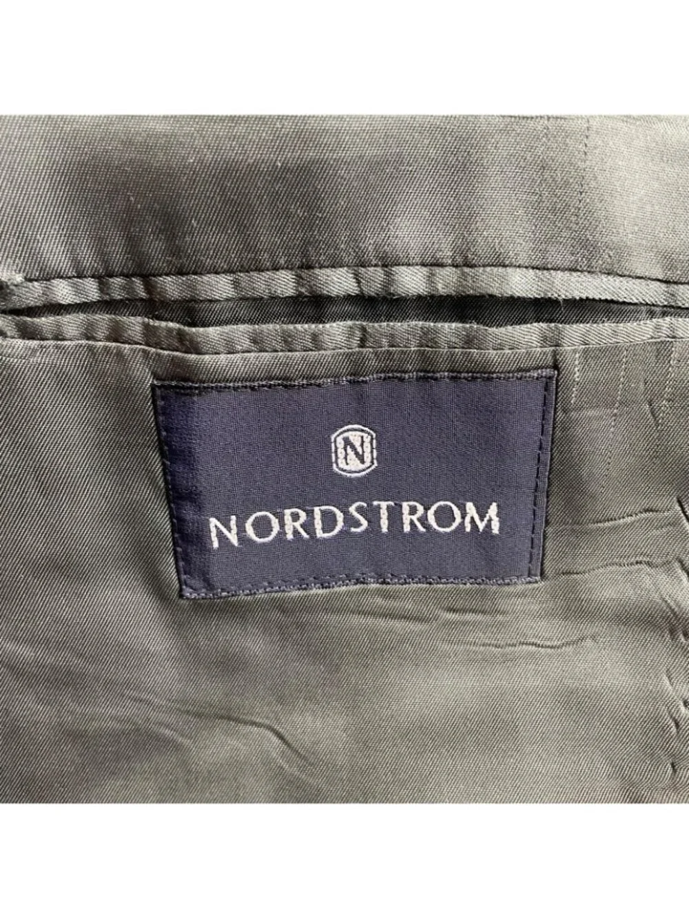 VTG Harris Tweed x Nordstrom Men's 100% Wool Blazer Blue/Beige • USA • 44R