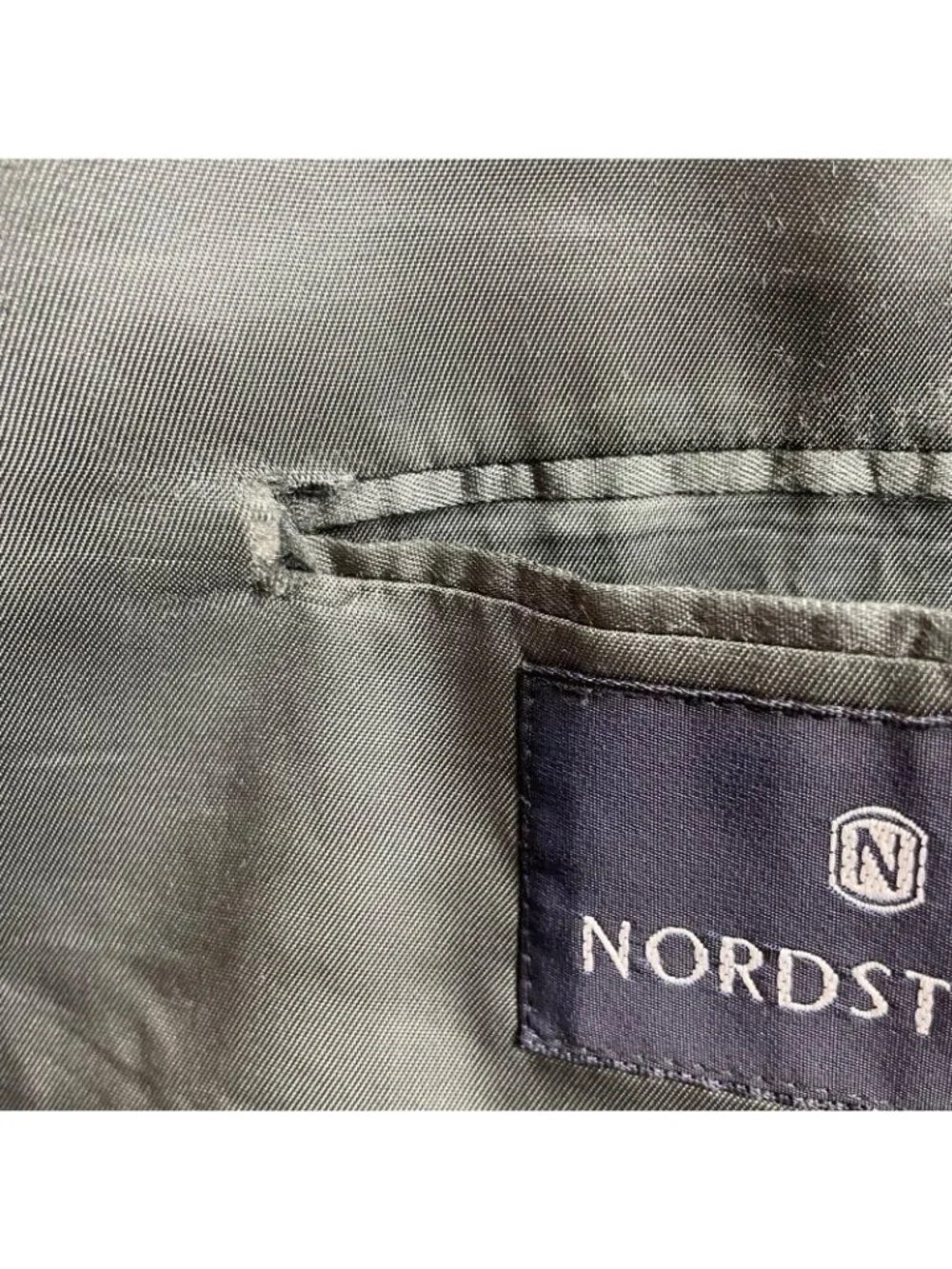 VTG Harris Tweed x Nordstrom Men's 100% Wool Blazer Blue/Beige • USA • 44R