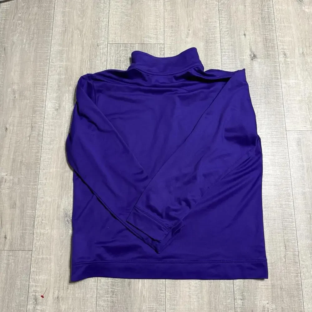 Nike Dri-Fit 1/4 Zip Pullover Long Sleeve Purple Style 642039 Size Men’s L