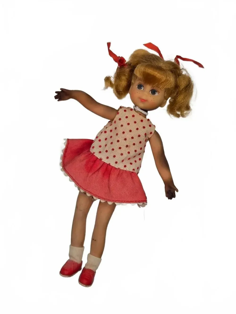 Vtg as is Tutti friend BUFFY doll Mattel with original clothes, socks and shoes