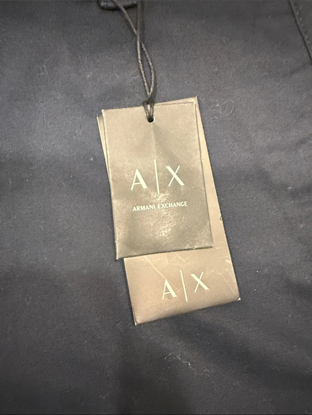 A/X Armani Exchange Men's Dark Navy Flat Front Shorts