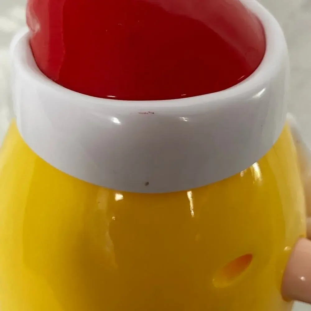 M&M's L17918MY Yellow Musical Christmas Candy Dispenser Light Music Tested Works