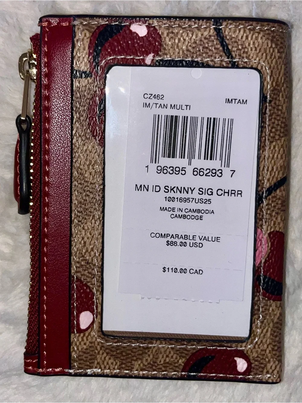 Coach compact card
