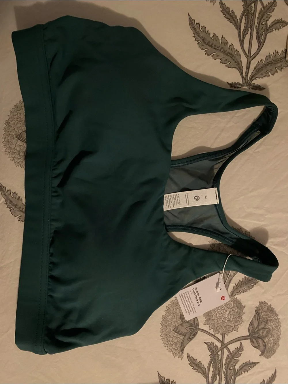 lululemon athletica Forest Green Racerback Sports Bra