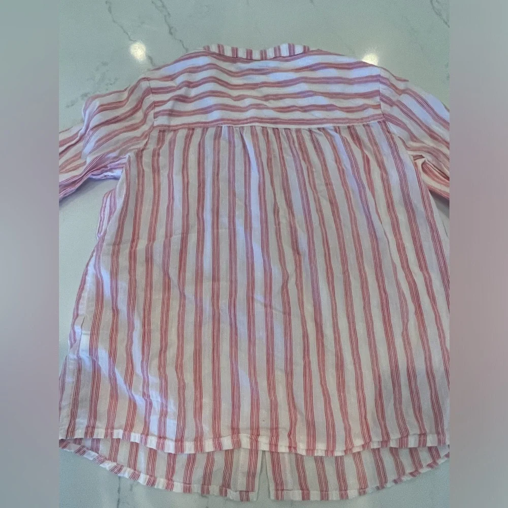 Girls GAP Kids Pink Striped Shirt