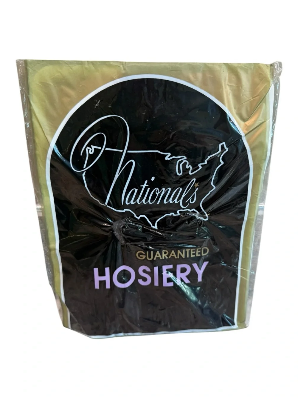Vintage National’s Guaranteed Hosiery Pantyhose Size B NOS USA Taupe