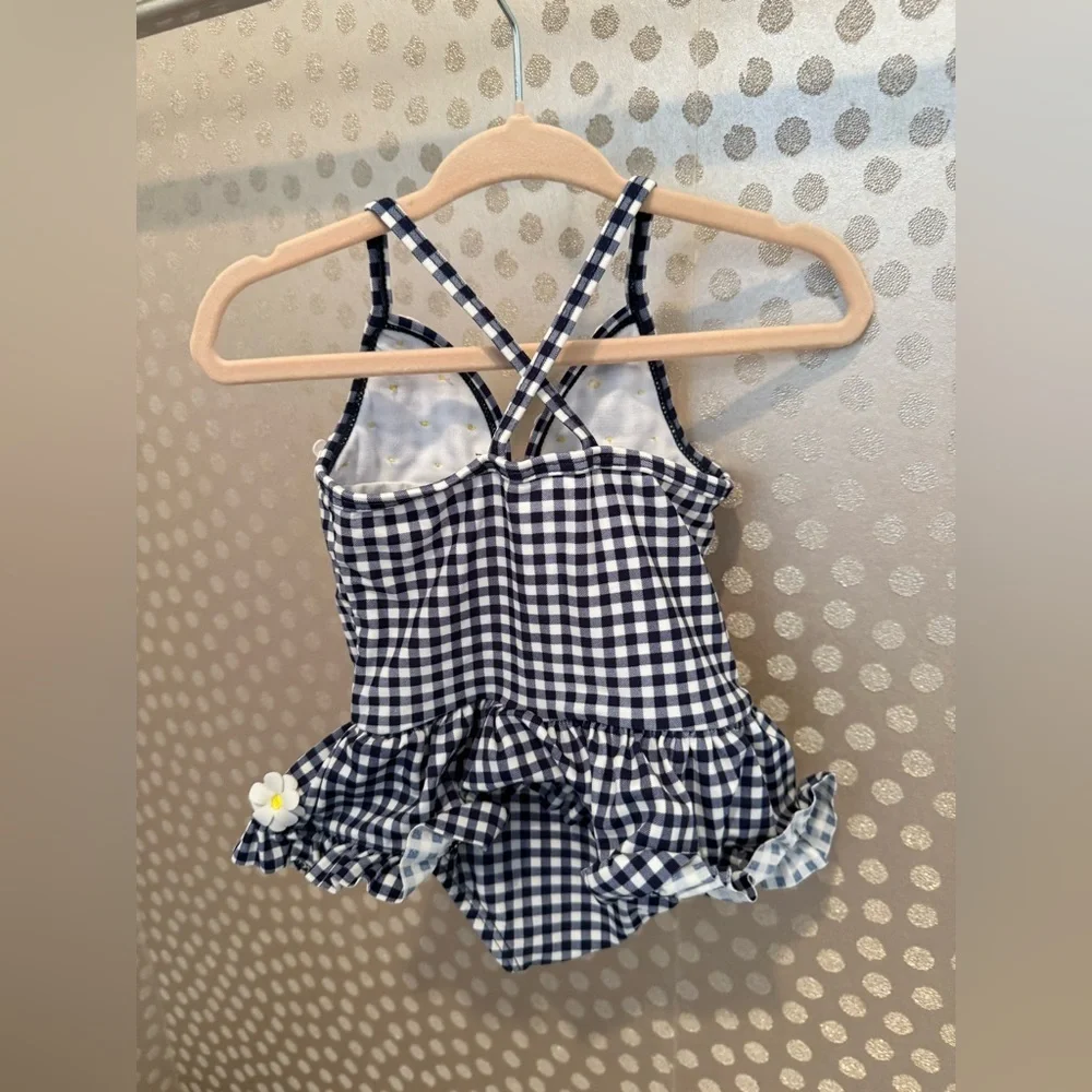 Little Me white embellishments poolside
