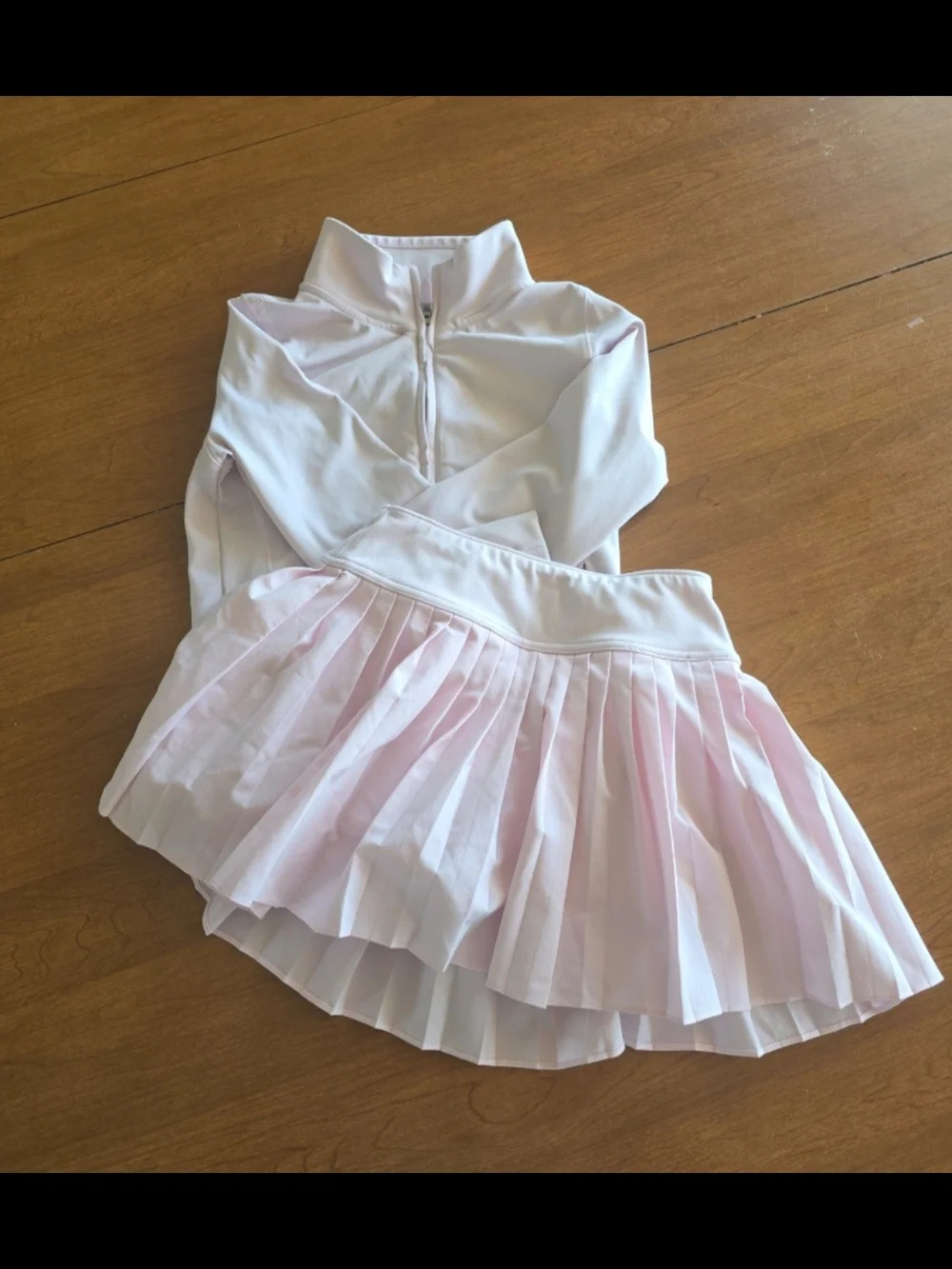 abercrombie kids Light Pink Ballet Jacket and Pleated Skirt Set