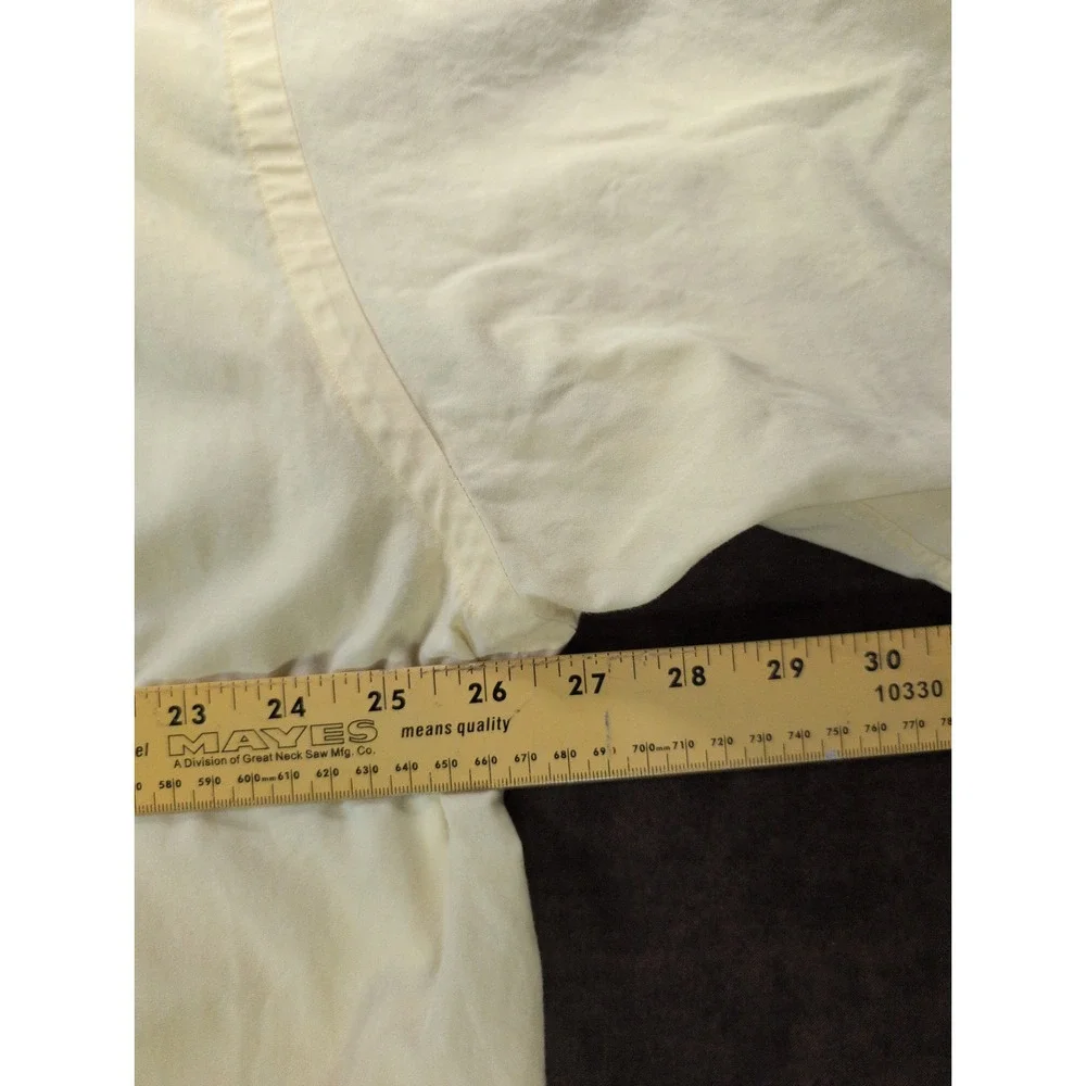 Polo Ralph Lauren Blake Mens XL Pale Yellow Short Sleeve Button Down Shirt