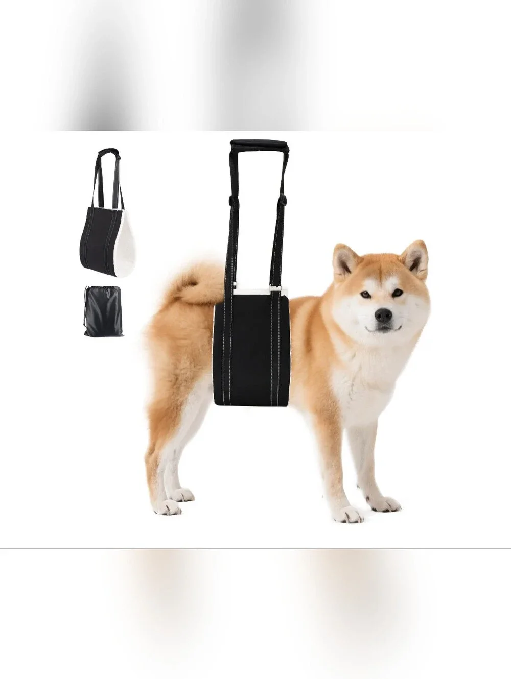 Dog Sling Carrier Small - Hind Leg Support Sling with Hip Thick Padding