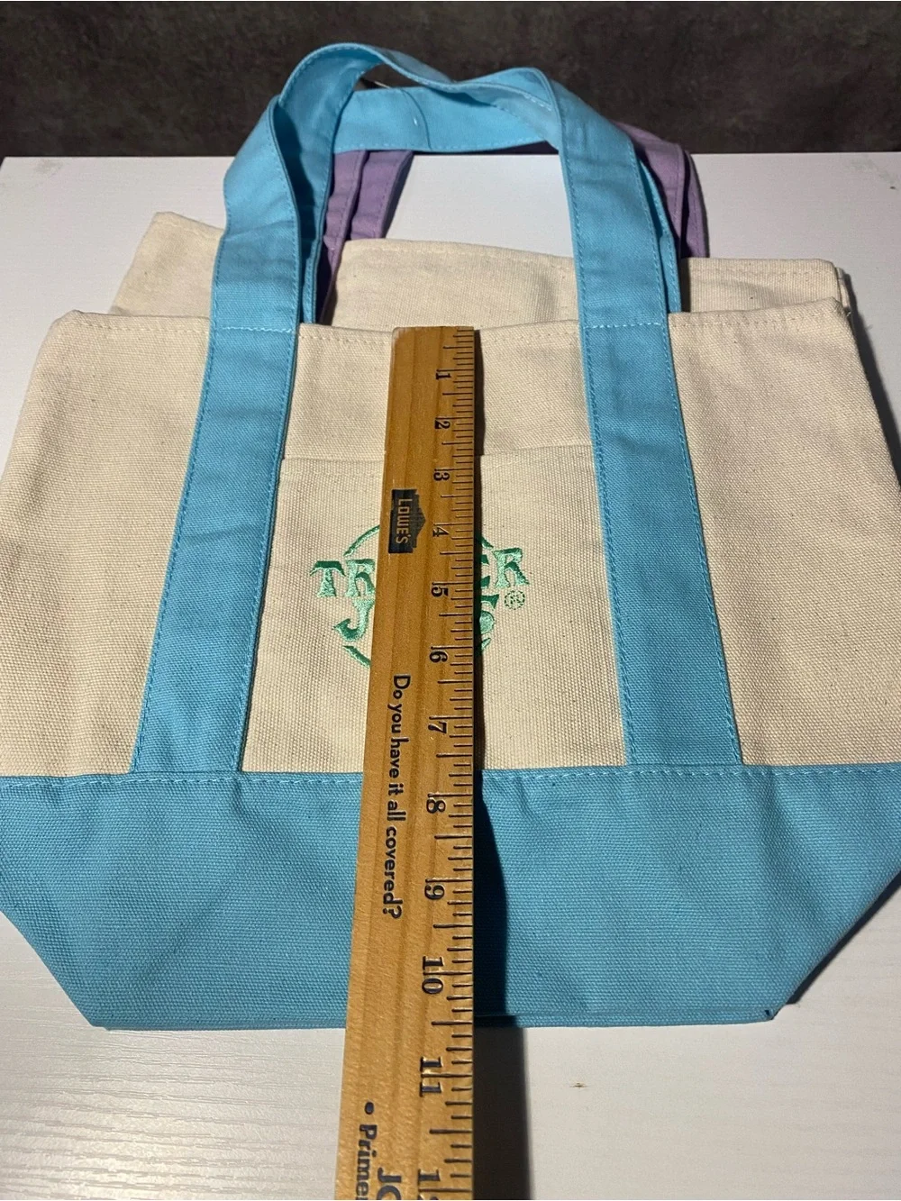 Trader JoeS canvas tote
