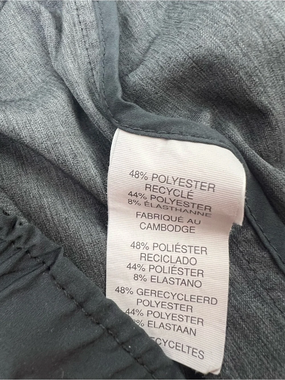 Vuori Banks Shorts Mens Large Gray Unlined 7.5